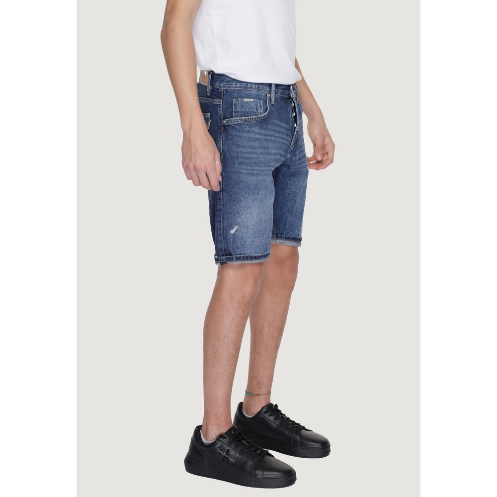 Antony Morato Blue Cotton Bermuda -   -  Antony Morato.