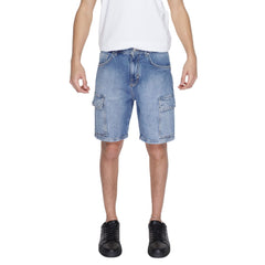 Antony Morato Blue Cotton Bermuda -   -  Antony Morato.