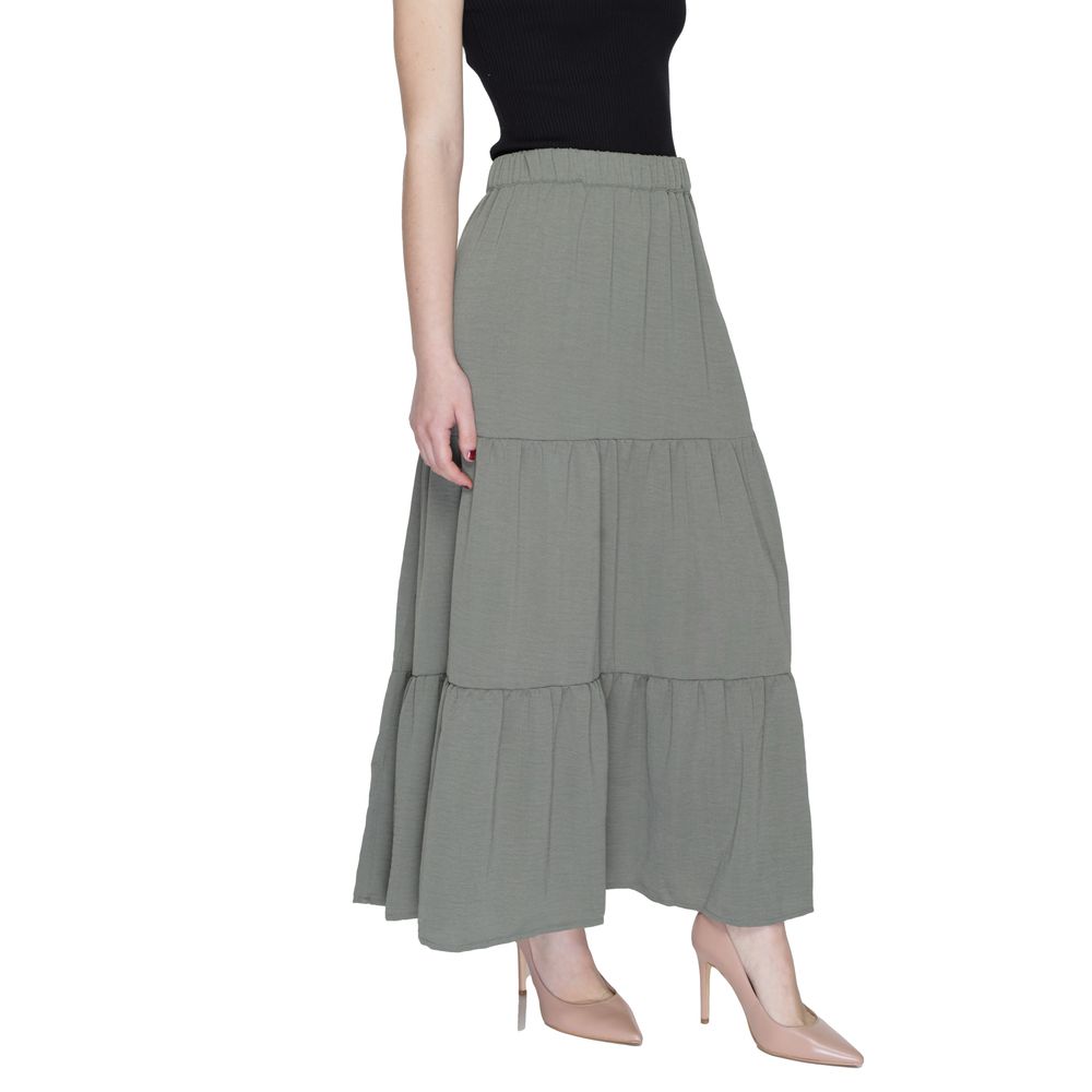 Jacqueline De Yong Green Polyester Skirt -   -  Jacqueline De Yong.