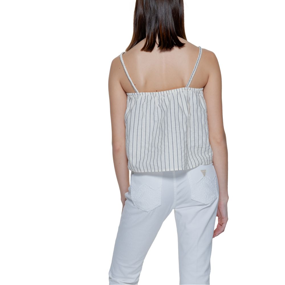 Vero Moda Beige Organic Cotton Tank Top -   -  Vero Moda.