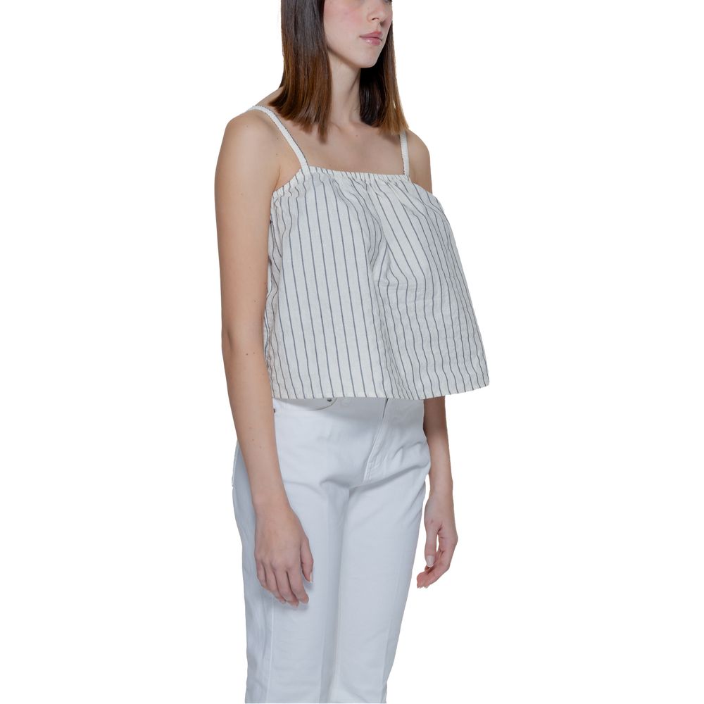 Vero Moda Beige Organic Cotton Tank Top -   -  Vero Moda.