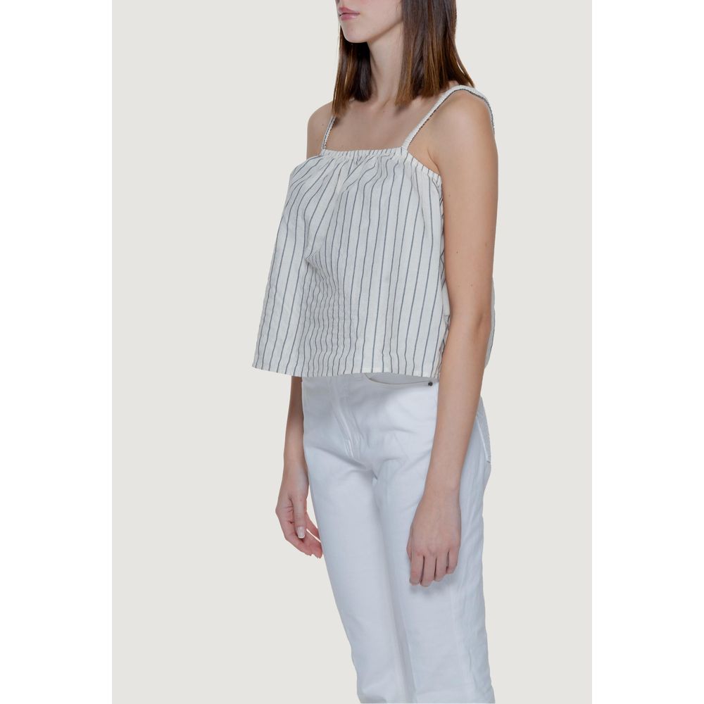 Vero Moda Beige Organic Cotton Tank Top -   -  Vero Moda.