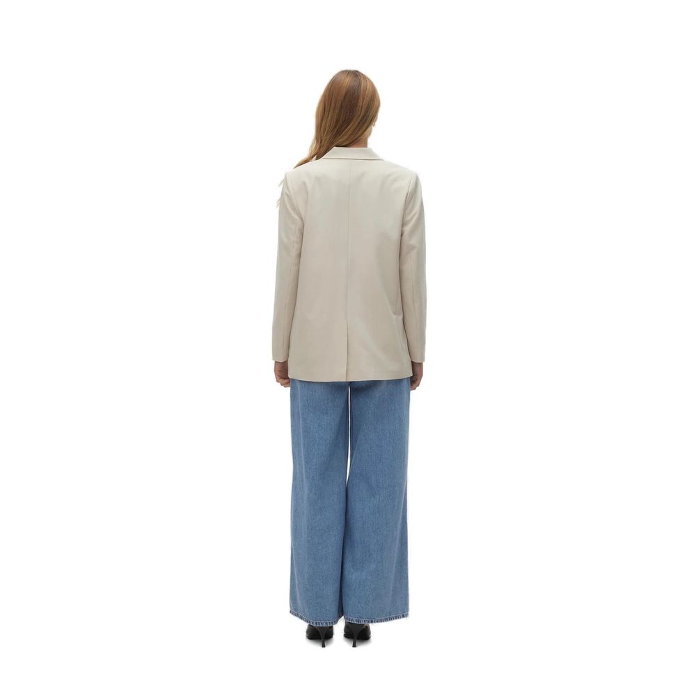 Vero Moda Beige Polyester Blazer -   -  Vero Moda.