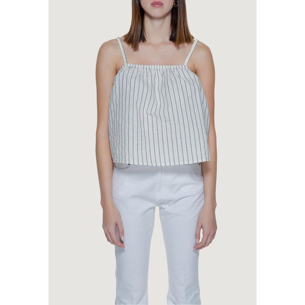 Vero Moda Beige Organic Cotton Tank Top -   -  Vero Moda.