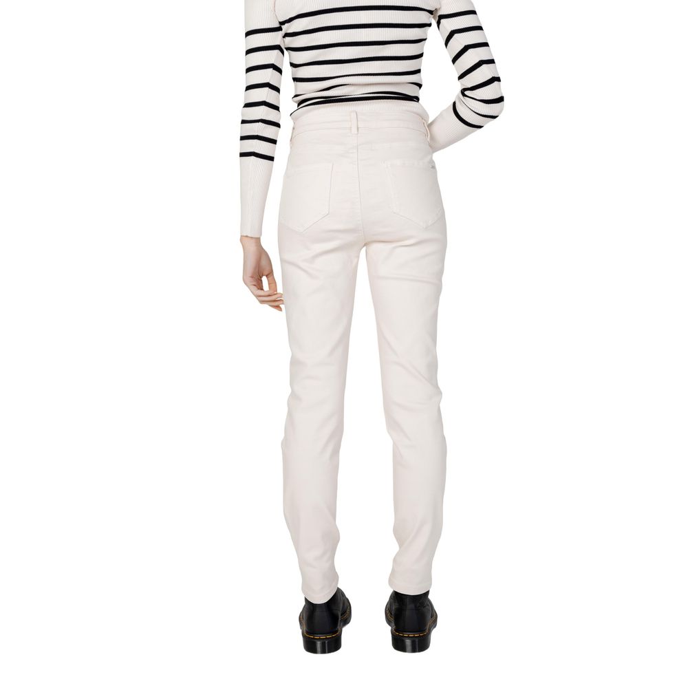 Morgan De Toi Beige Cotton Pant -   -  Morgan De Toi.