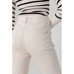 Morgan De Toi Beige Cotton Pant -   -  Morgan De Toi.