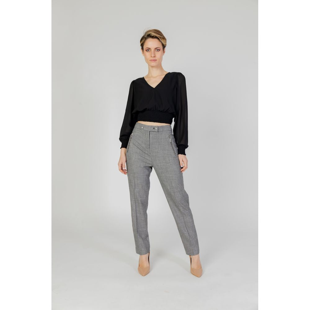 Morgan De Toi Black Polyester Pant -   -  Morgan De Toi.