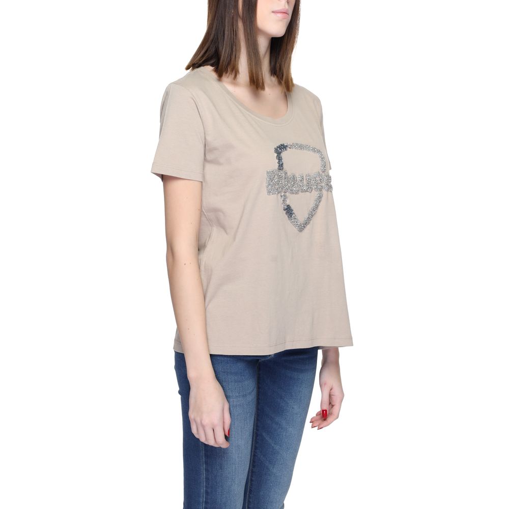 Blauer Beige Cotton T-Shirt -   -  Blauer.