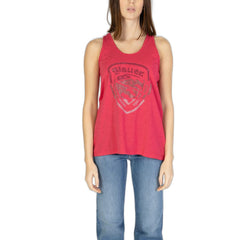 Blauer Pink Cotton Tank Top -   -  Blauer.