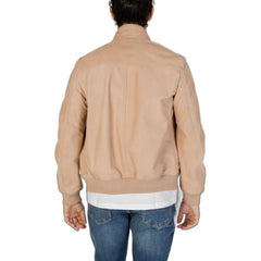 Blauer Beige Leather Jackets & Coat -   -  Blauer.