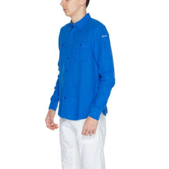 Blauer Blue Linen Shirt -   -  Blauer.