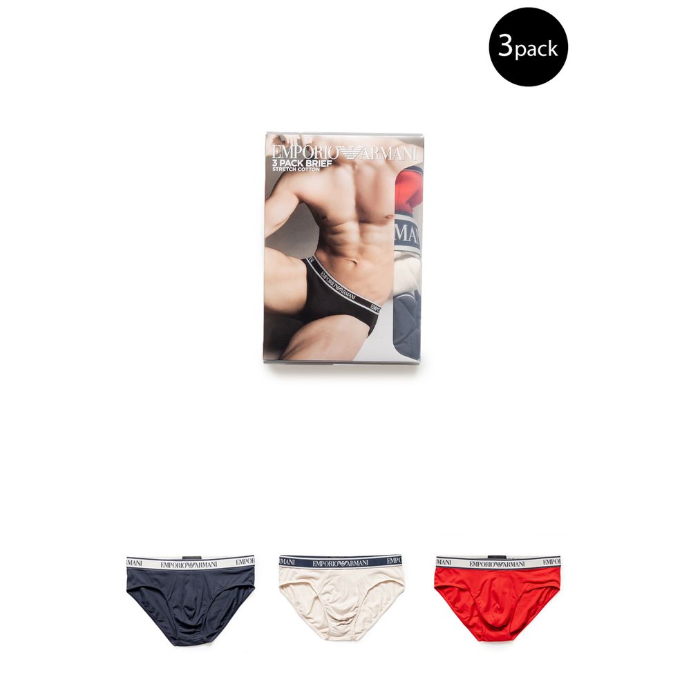 Emporio Armani Underwear Red Cotton Underwear -   -  Emporio Armani Underwear.