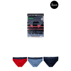 Emporio Armani Underwear Blue Cotton Underwear -   -  Emporio Armani Underwear.
