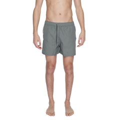 Emporio Armani Underwear Green Polyester Swim Short -   -  Emporio Armani Underwear.