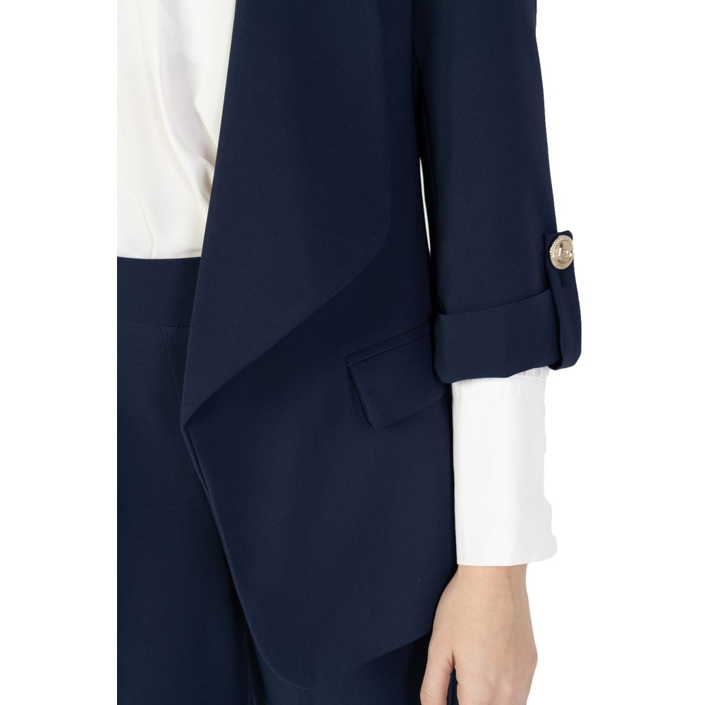 Rinascimento Blue Polyester Blazer -   -  Rinascimento.
