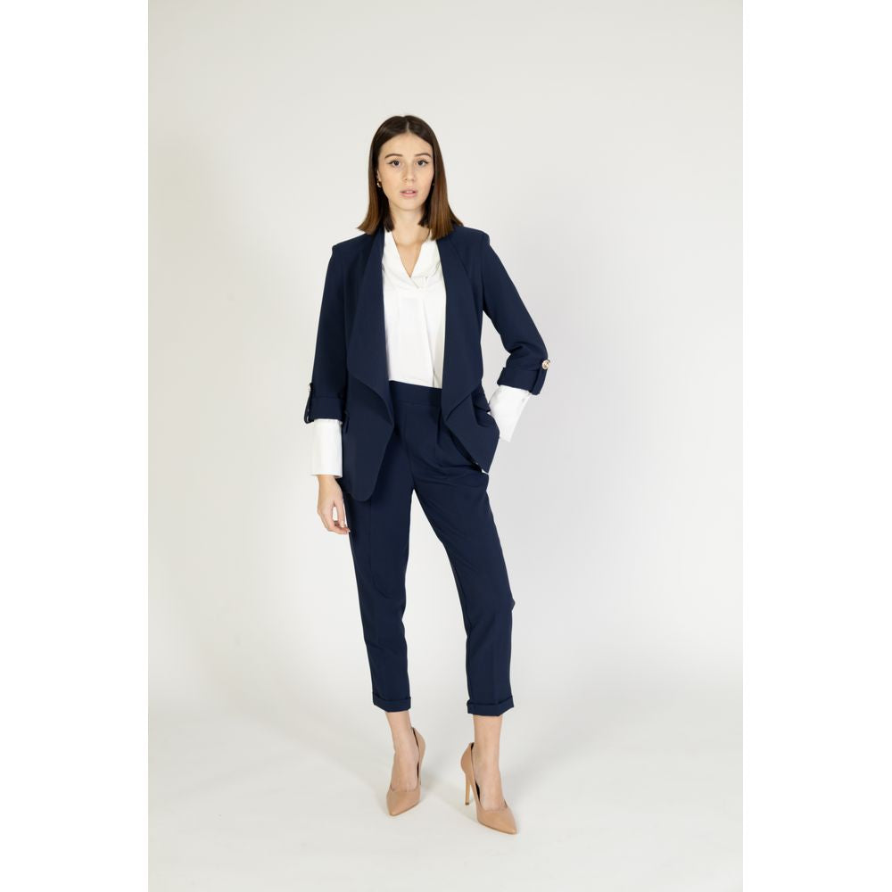 Rinascimento Blue Polyester Blazer -   -  Rinascimento.