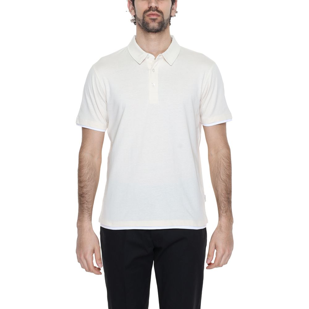 Hamaki-Ho Cream Cotton Polo Shirt -   -  Hamaki-Ho.