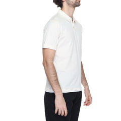 Hamaki-Ho Cream Cotton Polo Shirt -   -  Hamaki-Ho.