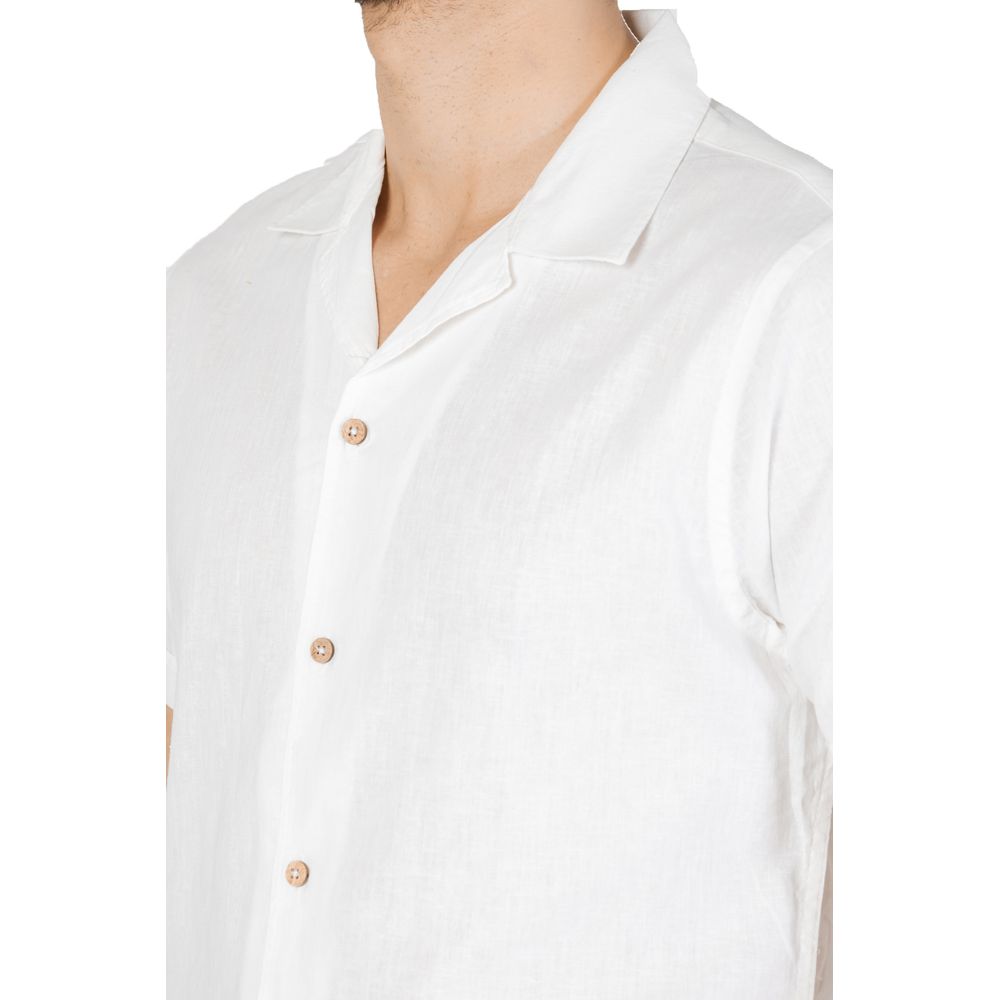 Hamaki-Ho White Linen Shortsleeve -   -  Hamaki-Ho.
