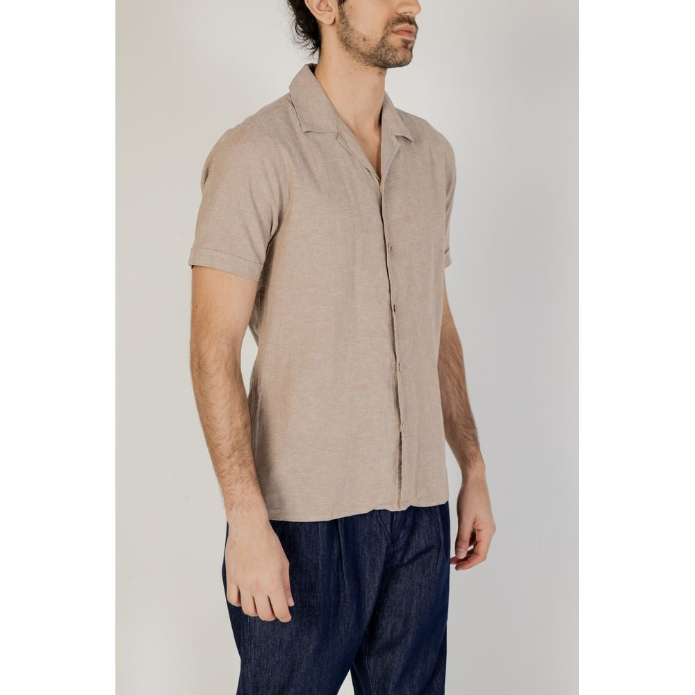 Hamaki-Ho Beige Linen Shortsleeve -   -  Hamaki-Ho.