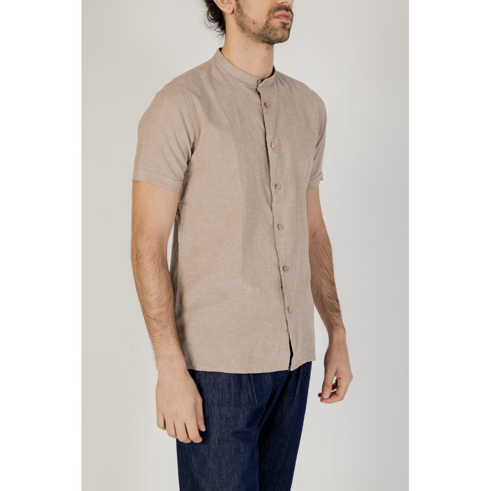 Hamaki-Ho Beige Linen Shortsleeve -   -  Hamaki-Ho.