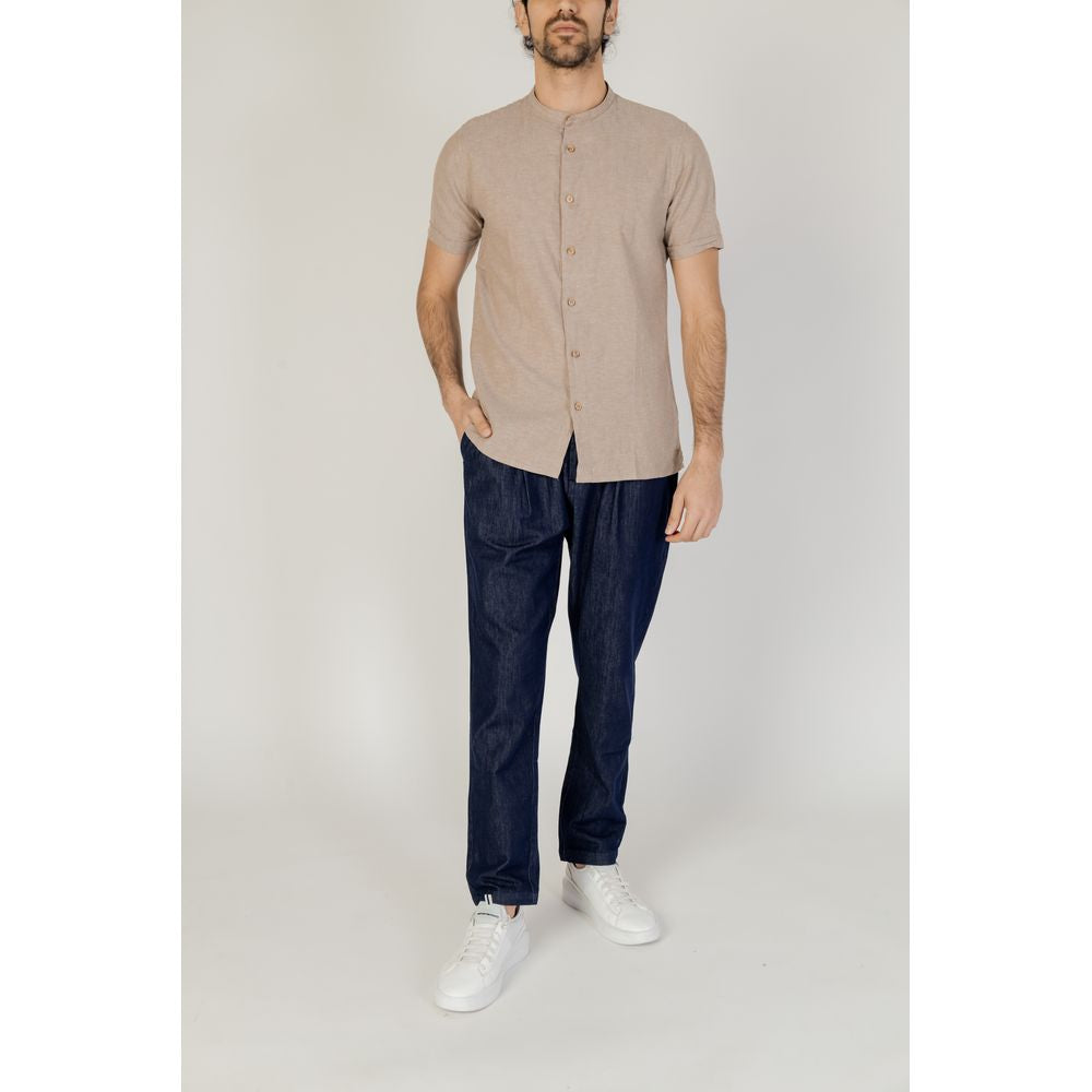 Hamaki-Ho Beige Linen Shortsleeve -   -  Hamaki-Ho.