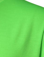 Dolce & Gabbana Green Logo Round Neck Short Sleeves T-shirt -   -  Dolce & Gabbana.