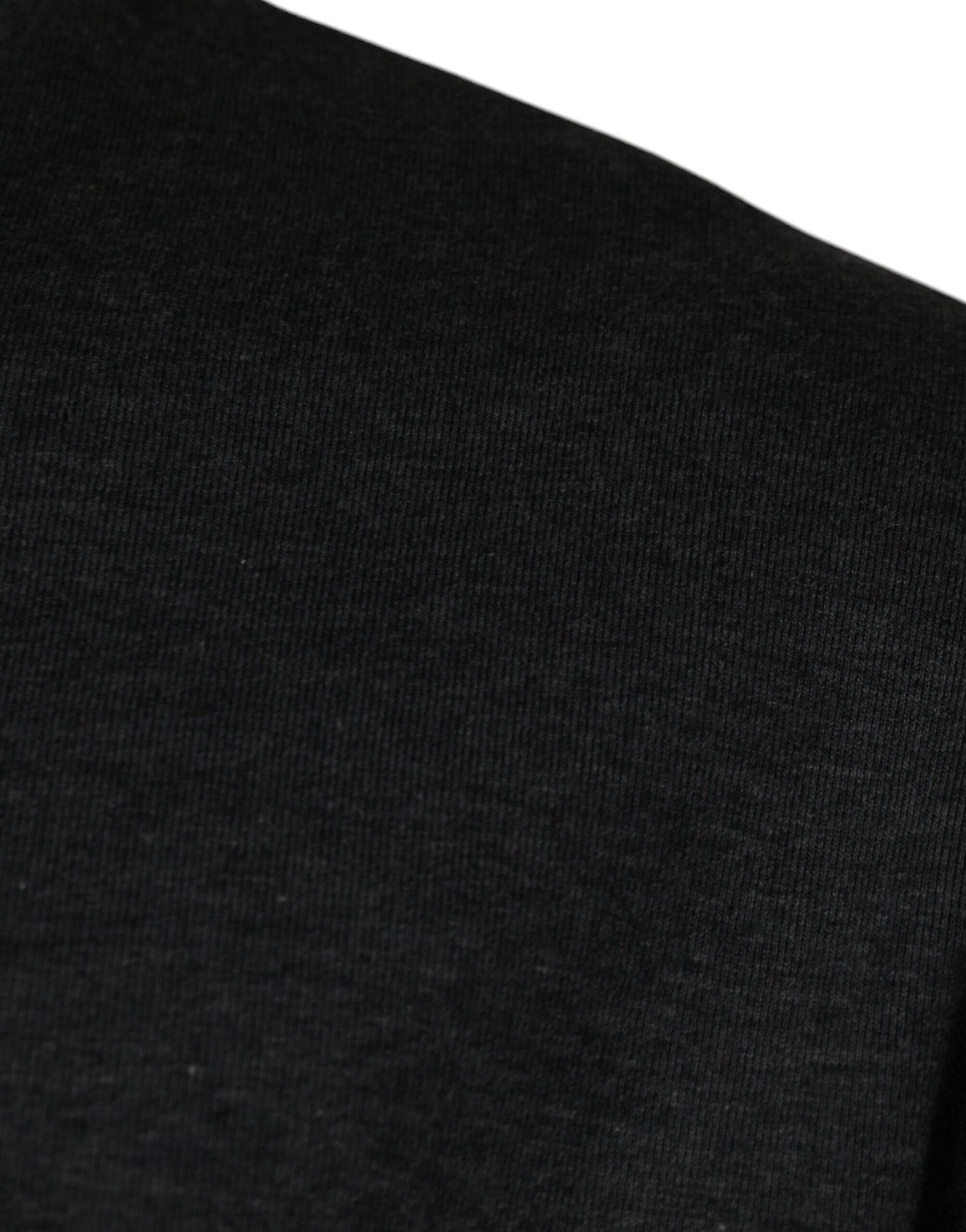 Dolce & Gabbana Dark Gray Camouflage Crew Neck T-shirt -   -  Dolce & Gabbana.