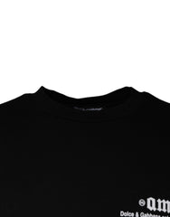 Dolce & Gabbana Black Amore Print Cotton Crew Neck T-shirt -   -  Dolce & Gabbana.