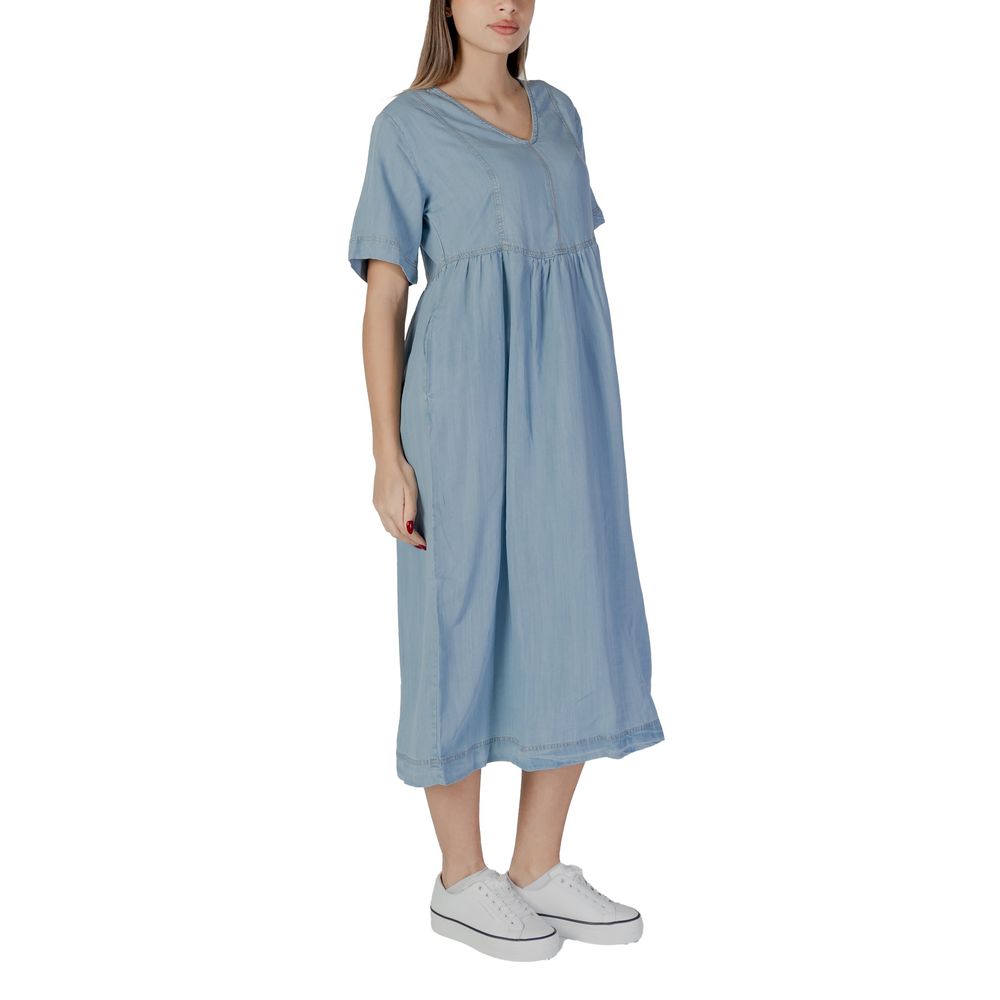 B.Young Light Blue Cotton Long -   -  B.Young.