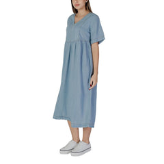 B.Young Light Blue Cotton Long -   -  B.Young.