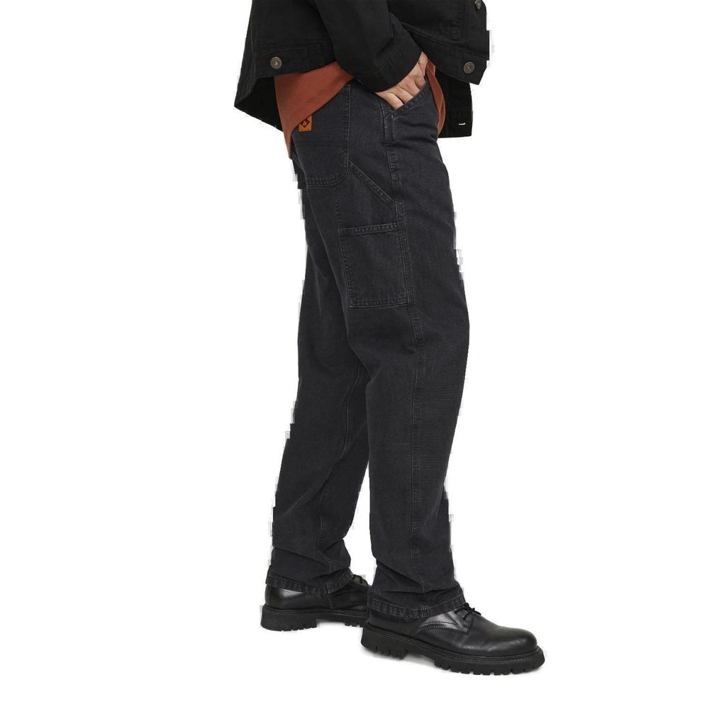 Jack Jones Black Cotton Relaxed Fit Jean -   -  Jack Jones.