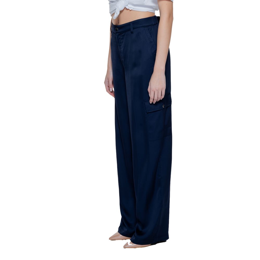 Street One Blue Viscose Pant -   -  Street One.