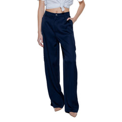 Street One Blue Viscose Pant -   -  Street One.