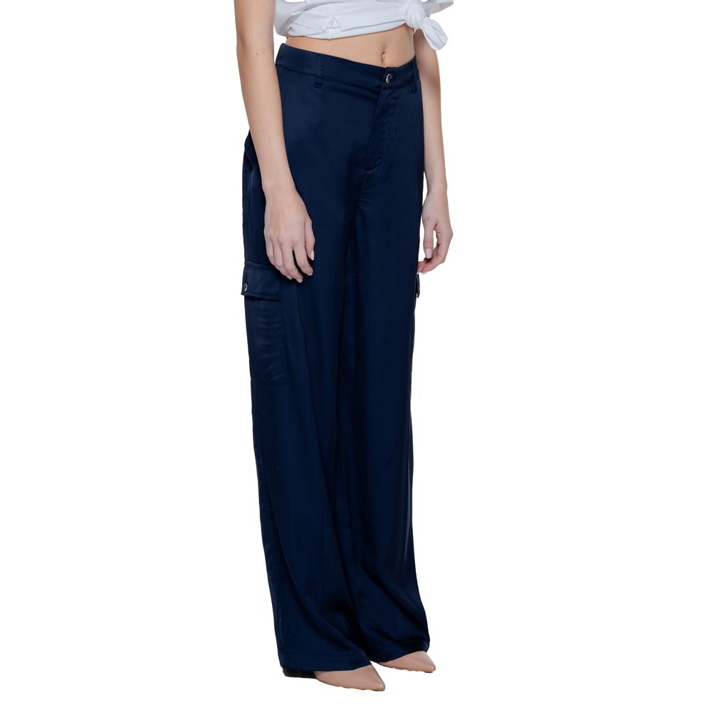 Street One Blue Viscose Pant -   -  Street One.