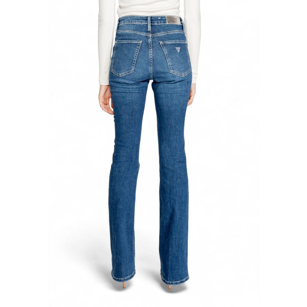 Guess Blue Cotton Bootcut Jean -   -  Guess.