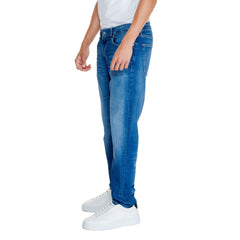 Calvin Klein Jeans Blue Recycled Cotton Jeans & Pant -   -  Calvin Klein Jeans.