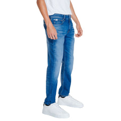 Calvin Klein Jeans Blue Recycled Cotton Jeans & Pant -   -  Calvin Klein Jeans.