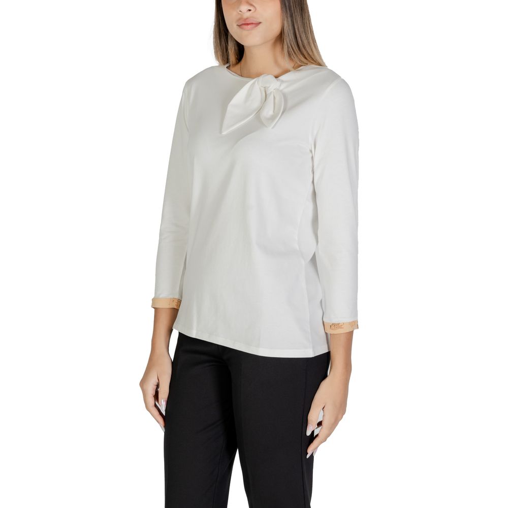 Alviero Martini Prima Classe White Cotton Long Sleeve -   -  Alviero Martini Prima Classe.