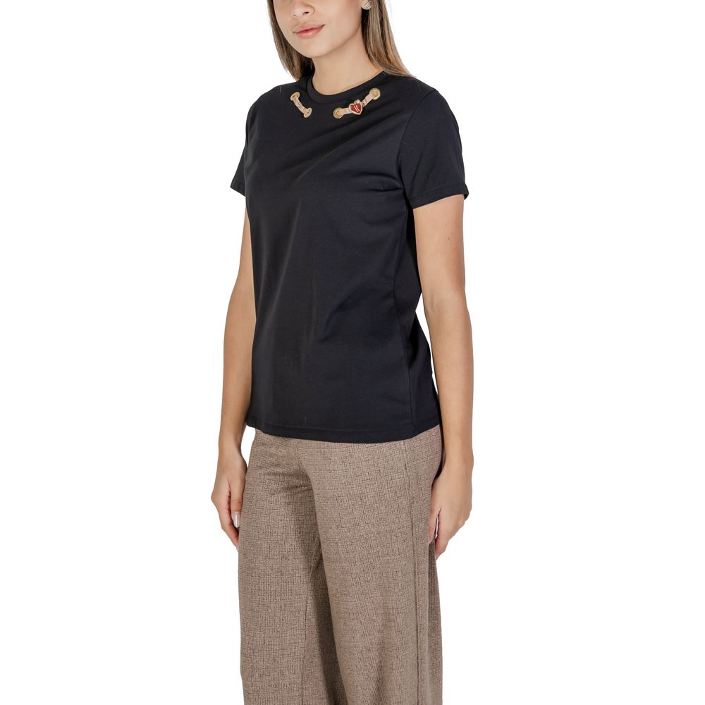 Alviero Martini Prima Classe Black Cotton T-Shirt -   -  Alviero Martini Prima Classe.