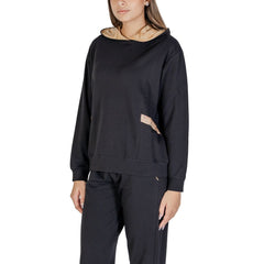 Alviero Martini Prima Classe Black Cotton Hoody -   -  Alviero Martini Prima Classe.