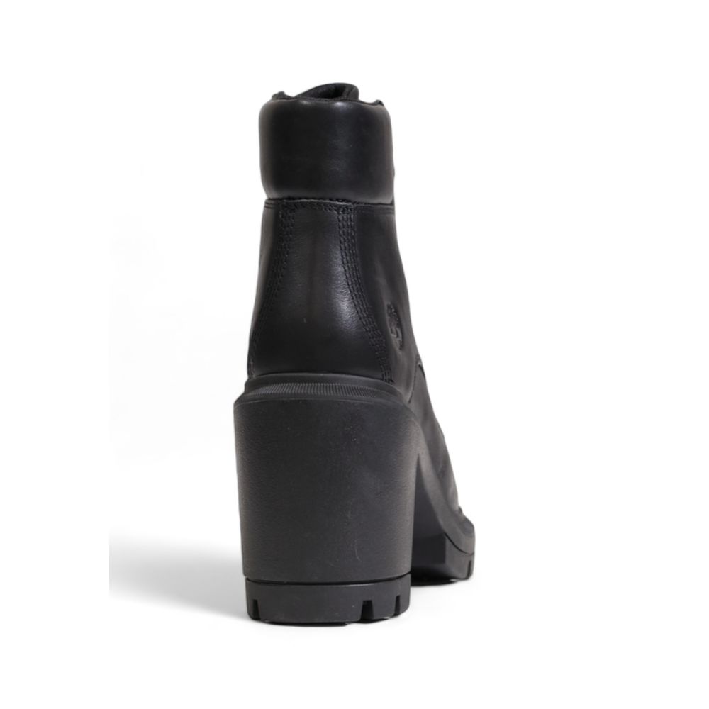 Timberland Black Recycled Leather High Heel -   -  Timberland.
