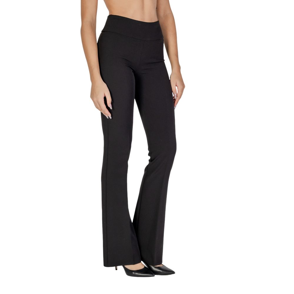 Sandro Ferrone Black Polyester Pant -   -  Sandro Ferrone.