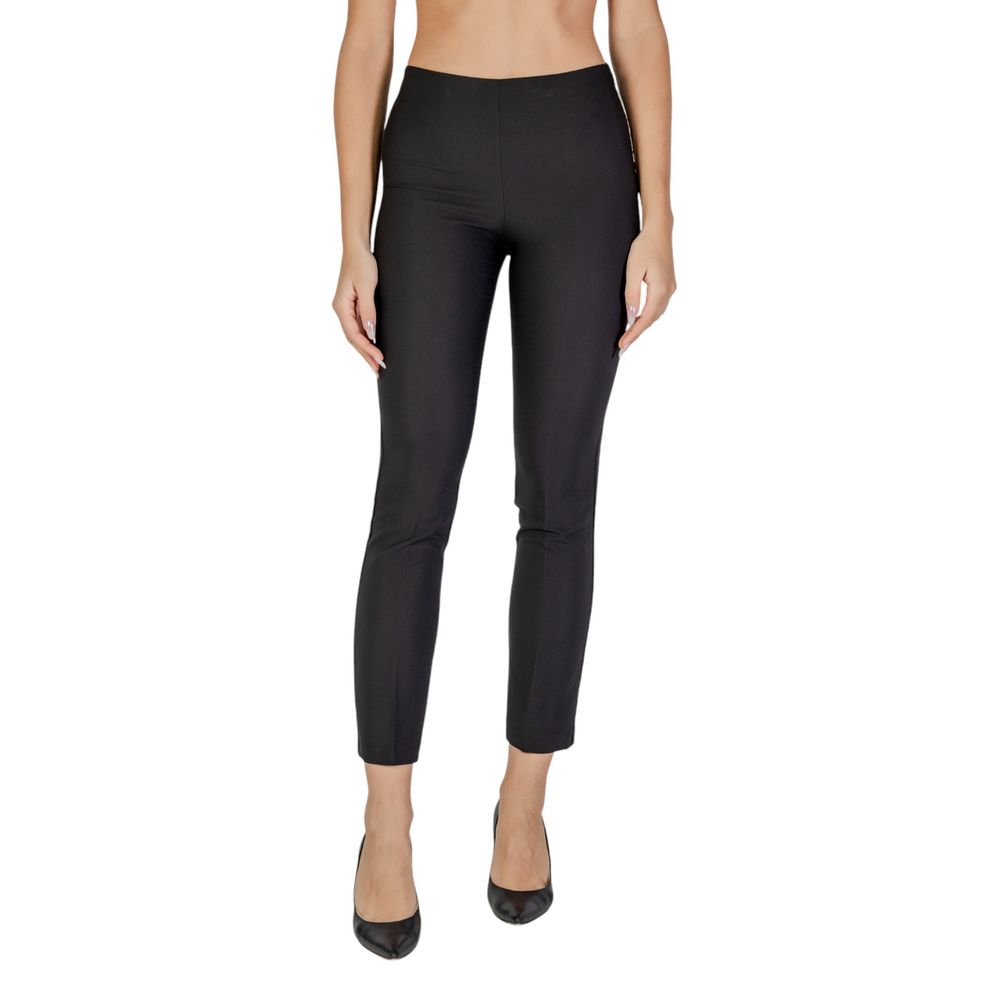 Sandro Ferrone Black Polyester Pant -   -  Sandro Ferrone.