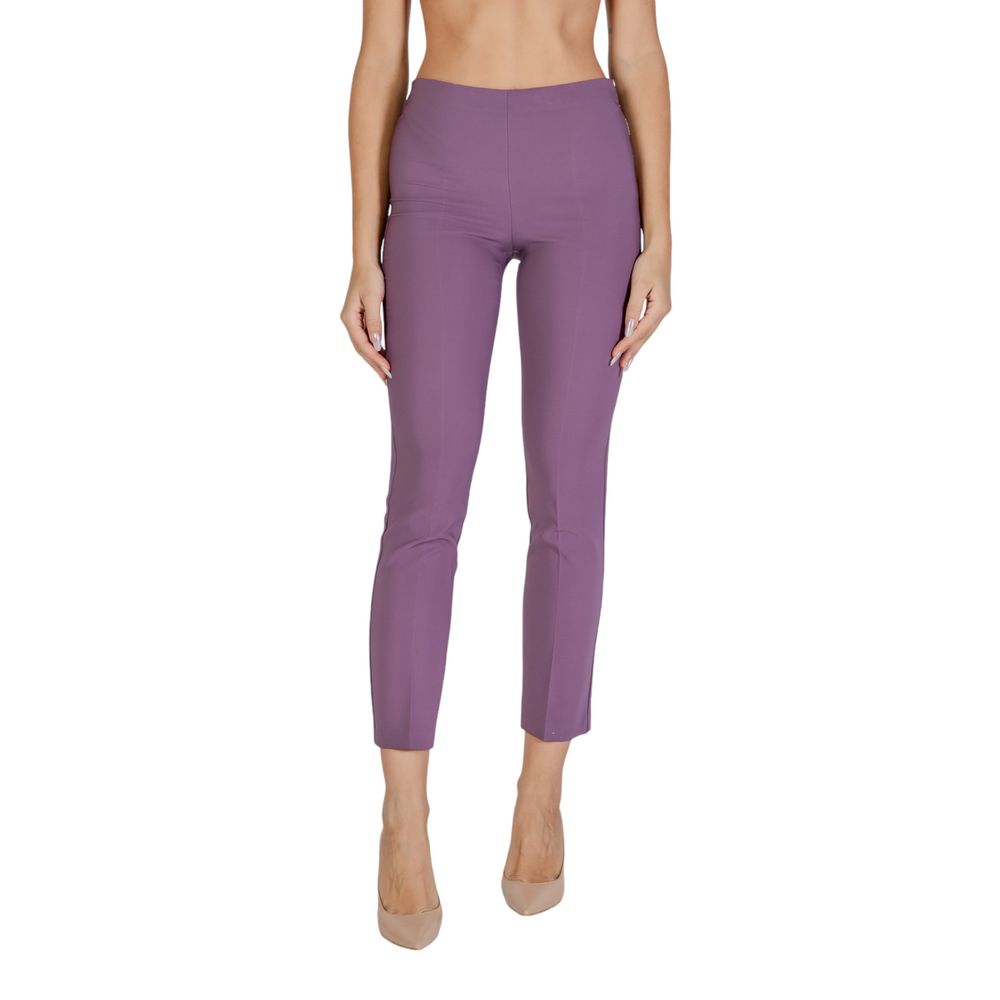 Sandro Ferrone Purple Polyester Pant -   -  Sandro Ferrone.