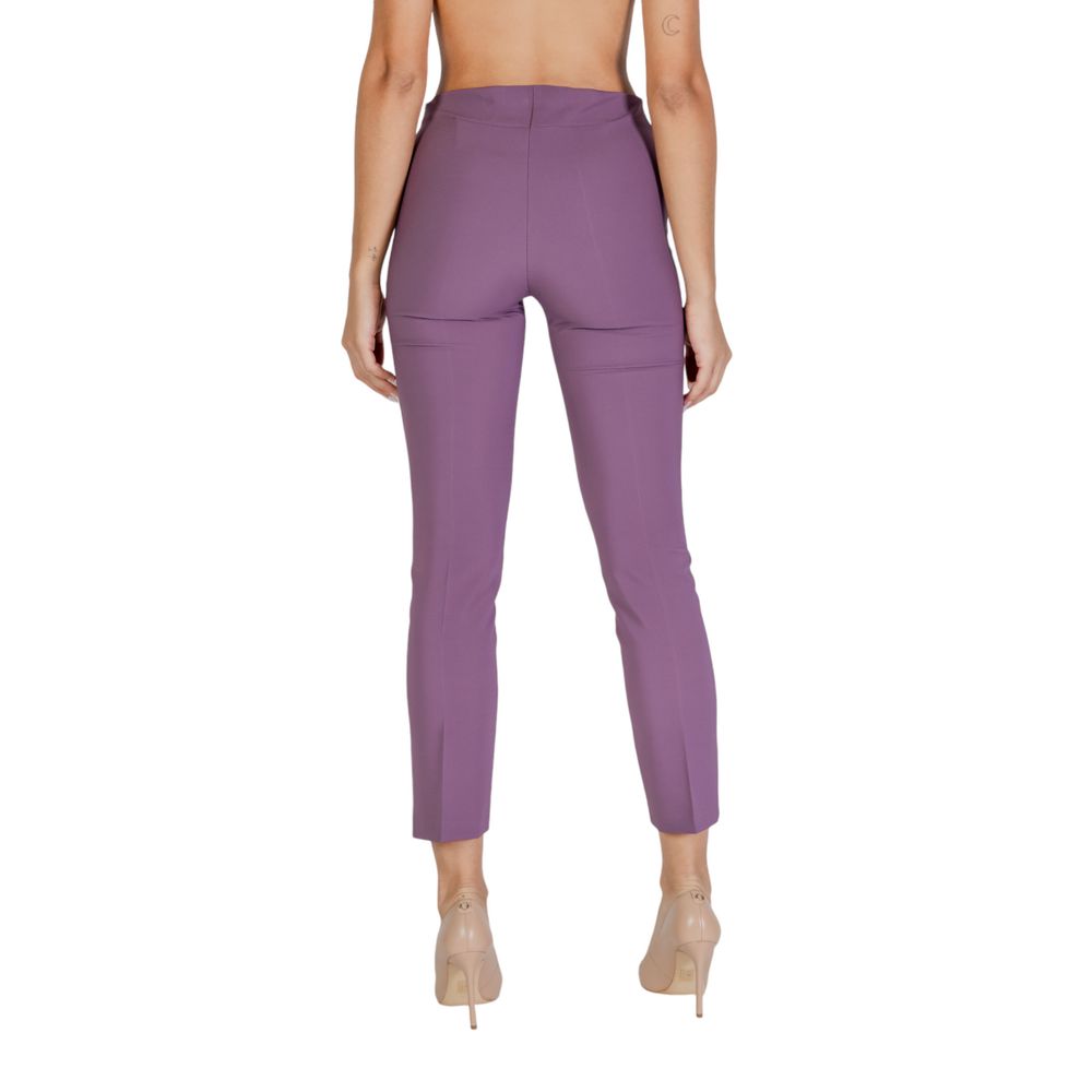 Sandro Ferrone Purple Polyester Pant -   -  Sandro Ferrone.