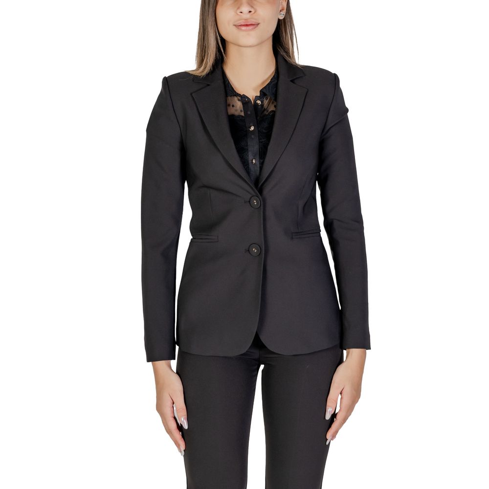 Sandro Ferrone Black Polyester Blazer -   -  Sandro Ferrone.