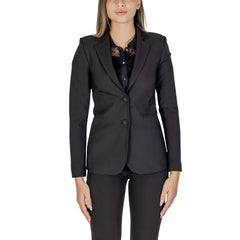Sandro Ferrone Black Polyester Blazer -   -  Sandro Ferrone.