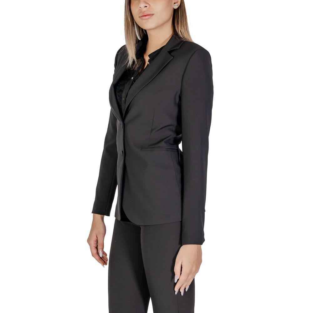 Sandro Ferrone Black Polyester Blazer -   -  Sandro Ferrone.