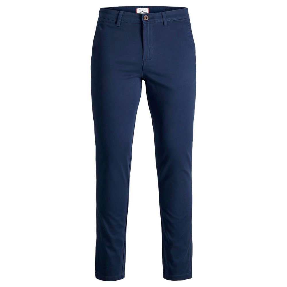 Jack Jones Blue Cotton Skinny Pant -   -  Jack Jones.